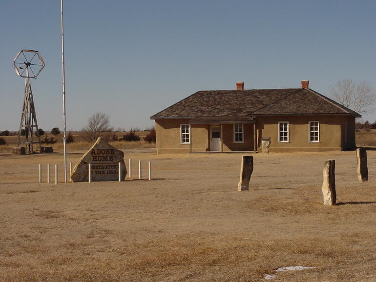 The Adobe House