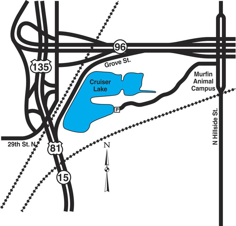 Map of Clearwater, Chisholm Ridge Lakes