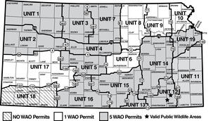 Antlerless White-tailed by Unit Map