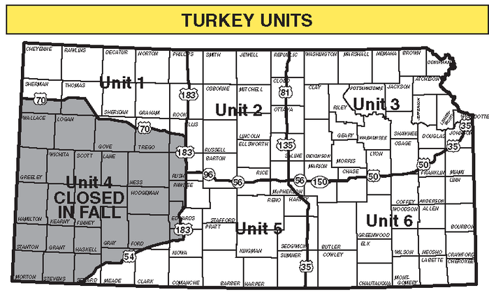 Turkey Management Unit Map