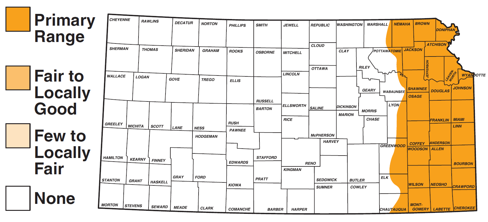 Gray Squirrel Map