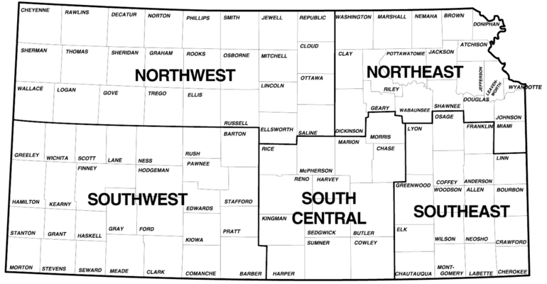 Kansas Regional Map