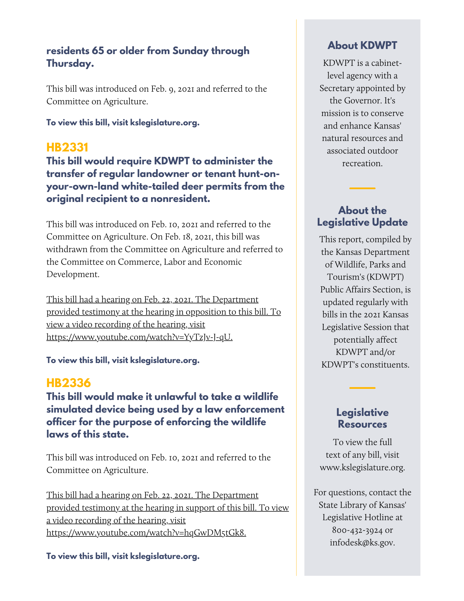 2-24-2021 Legislative Update Page 3