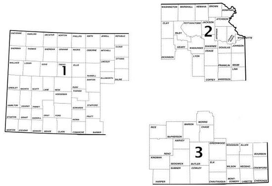 3 Region map