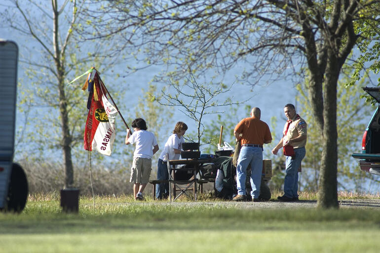 Boy Scouts at Eisenhower