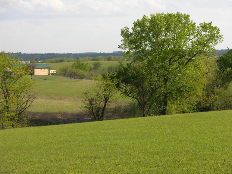 Looking towards Algiers Cabin