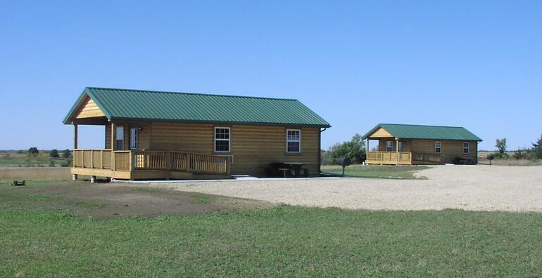 Cabins at Glen Elder State Park