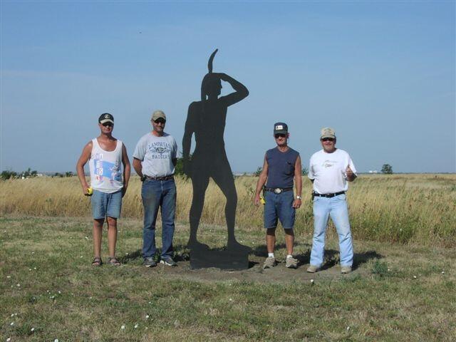 Glen Elder State Park - "Indian" shadow sculpture