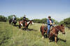 Trail riders at Kanopolis State Park