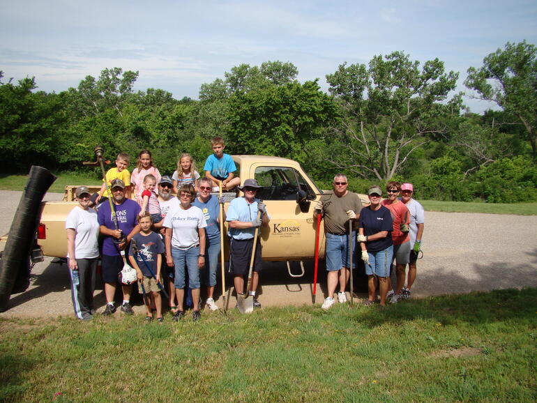 Kanopolis Yacht Club Park Beautification