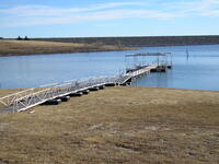 Public fishing dock