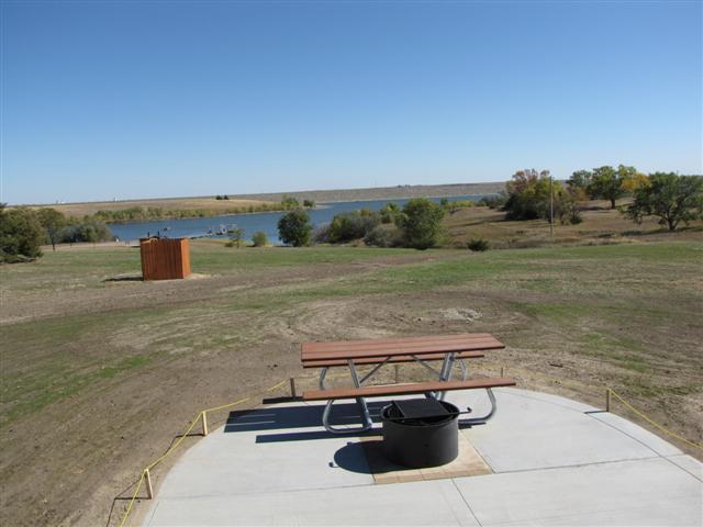 View from modern cabin