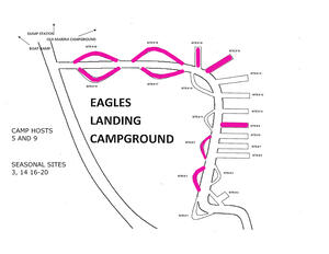 Eagles Landing Campground Map