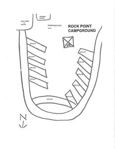 Rock Point Campground Map