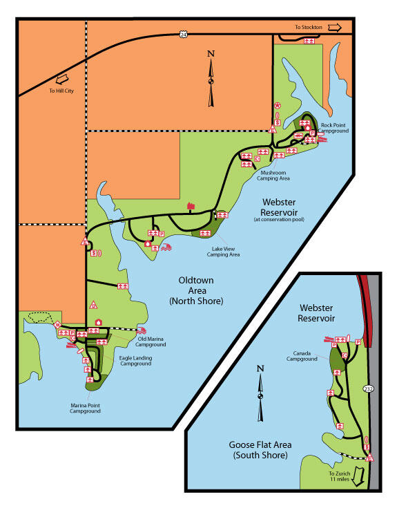 Webster Camp Map