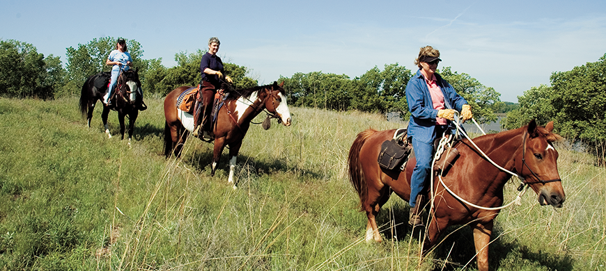 Kanopolis State Park Horse Riders